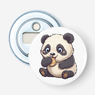 Panda isst einen Keks Flaschenöffner