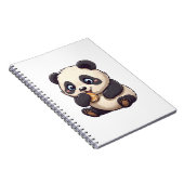 Panda isst einen Keks Notizblock (Rechte Seite)