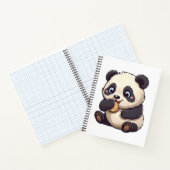 Panda isst einen Keks Notizblock (Innenseite)