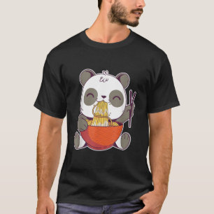 Panda isst Ra Anime T-Shirt