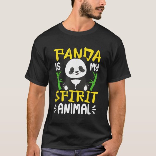 Panda ist mein Geist T-Shirt (Vorderseite)