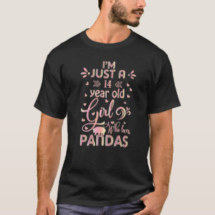 Panda ist nur ein 14-jähriges Mädchen, das Lieben T-Shirt