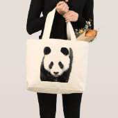 Panda Jumbo Stoffbeutel (Vorderseite (Produkt))