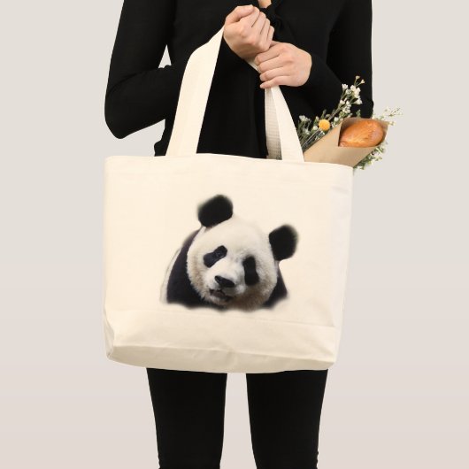 Panda Jumbo Stoffbeutel (Vorderseite (Produkt))