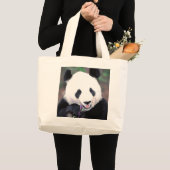 Panda Jumbo Stoffbeutel (Vorderseite (Produkt))