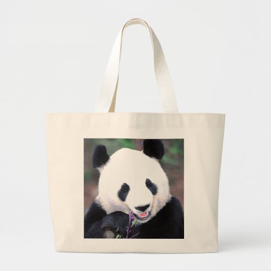 Panda Jumbo Stoffbeutel (Vorne)