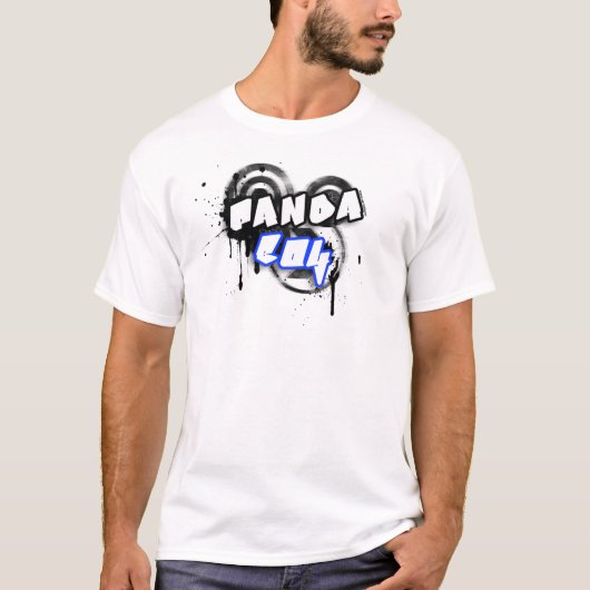 Panda-Jungen-Weiß-Tee T-Shirt (Vorderseite)