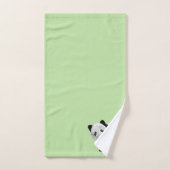 Panda-Junges Grün Badhandtuch Set (Handtuch)