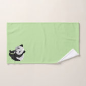 Panda-Junges Grün Badhandtuch Set (Handtuch)