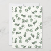 Panda Jungle Babydusche Einladung (Rückseite)