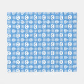 Panda Jungle Impressionen auf Blue Fleecedecke (Vorderseite (Horizontal))