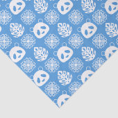 Panda Jungle Impressionen auf Blue Seidenpapier (Detail)