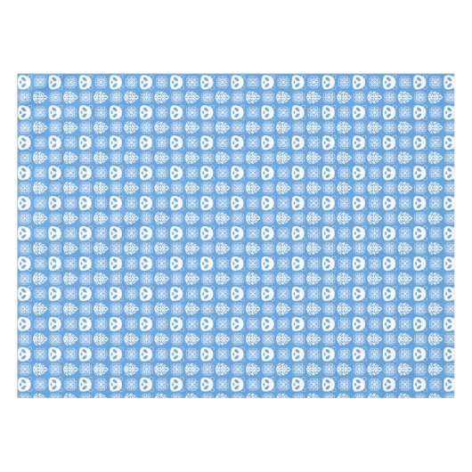 Panda Jungle Impressionen auf Blue Tischdecke (Vorderseite (Horizontal))