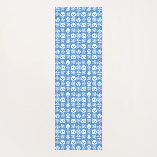 Panda Jungle Impressionen auf Blue Yogamatte (Rückseite)