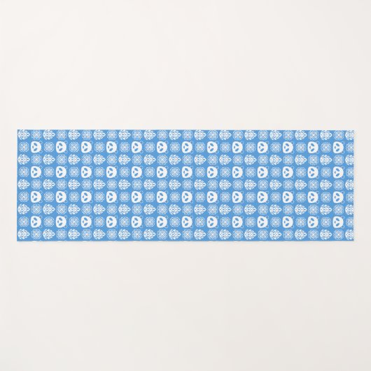 Panda Jungle Impressionen auf Blue Yogamatte (Vorderseite (Horizontal))