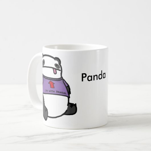 Panda Kaffeetasse (Vorderseite Links)