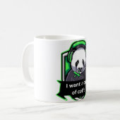 Panda Kaffeetasse (Vorderseite Links)