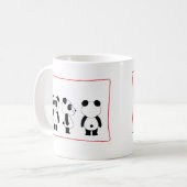 panda kaffeetasse (Vorderseite Links)