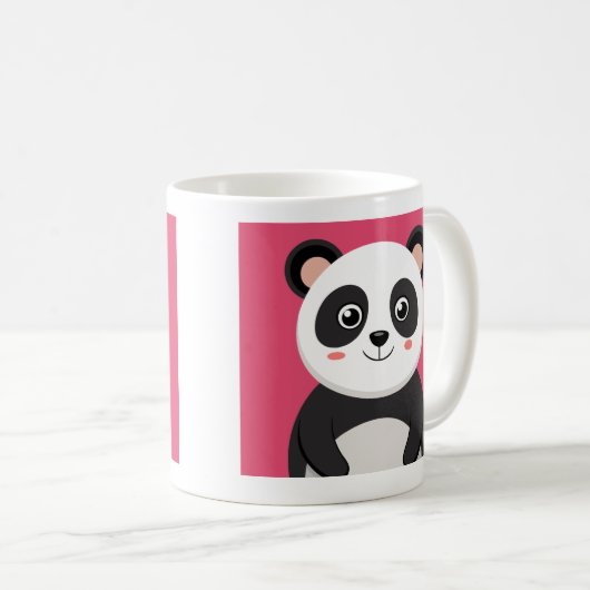 Panda Kaffeetasse (VorderseiteRechts)