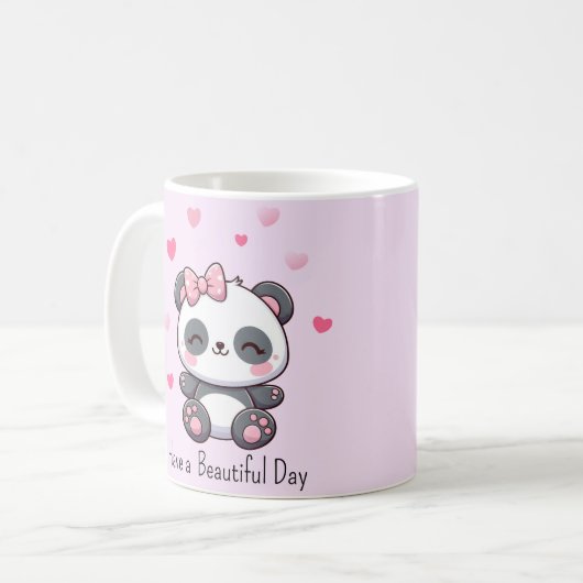 Panda kaffeetasse (Vorderseite Links)