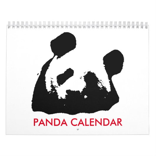 Panda Kalender (Titelbild)
