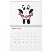 Panda-Kalender 2024 Kalender (Feb 2026)