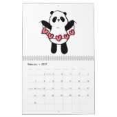Panda-Kalender 2024 Kalender (Feb 2027)