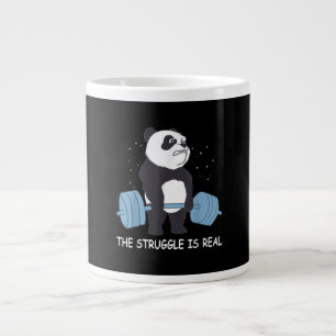 Panda Kampf ist ein echter Bärenfahrer-Schläger. Jumbo-Tasse