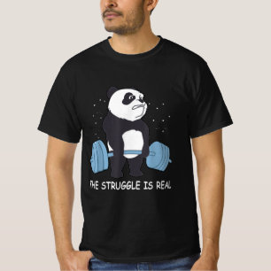 Panda Kampf ist ein echter Bärenfahrer-Schläger. T-Shirt