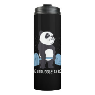 Panda Kampf ist ein echter Bärenfahrer-Schläger. Thermosbecher