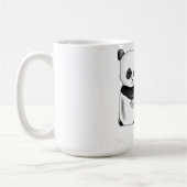 Panda-Kaninchen-Liebe Kaffeetasse (Links)