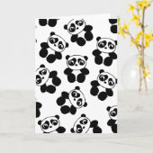 Panda Karte (Gelbe Blume)