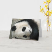 Panda Karte (Gelbe Blume)
