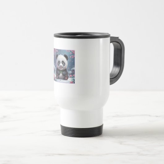 Panda-Kawaii-Becher Reisebecher (VorderseiteRechts)