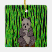Panda - Keramik Keramikornament (Vorderseite)