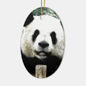 Panda Keramik Ornament (Links)