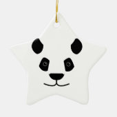 Panda Keramik Ornament (Vorne)