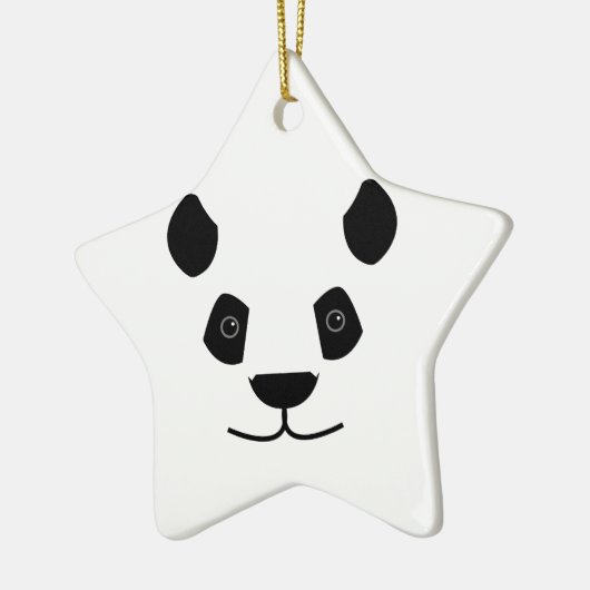 Panda Keramik Ornament (Links)