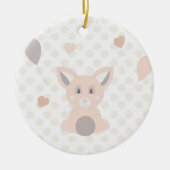Panda Keramik Ornament (Vorne)