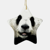 Panda Keramik Ornament (Rechts)