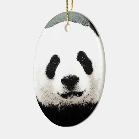 Panda Keramikornament (Links)