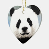 Panda Keramikornament (Links)