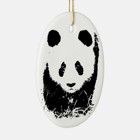 Panda Keramikornament (Rechts)