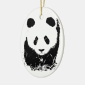 Panda Keramikornament (Links)