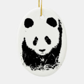 Panda Keramikornament (Hinten)
