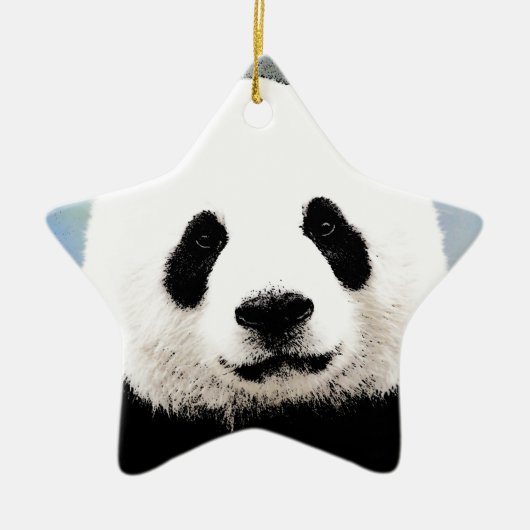 Panda Keramikornament (Vorne)