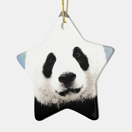 Panda Keramikornament (Links)