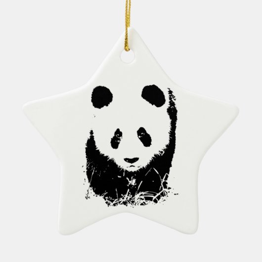 Panda Keramikornament (Vorne)