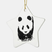 Panda Keramikornament (Links)