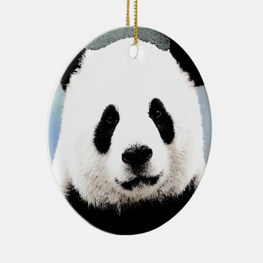 Panda Keramikornament (Rechts)
